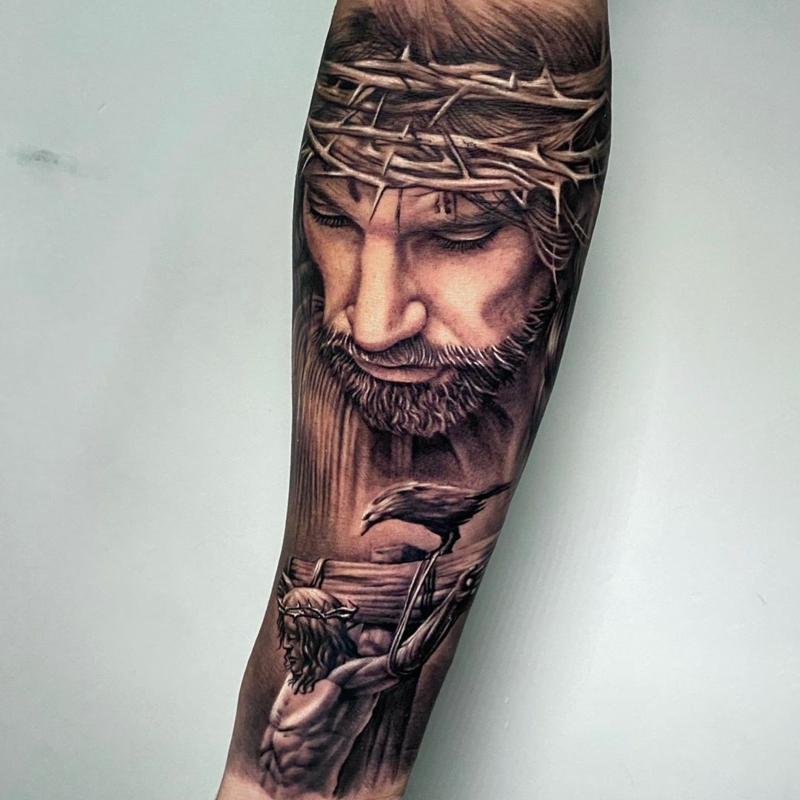 Ježíš tetování 3D