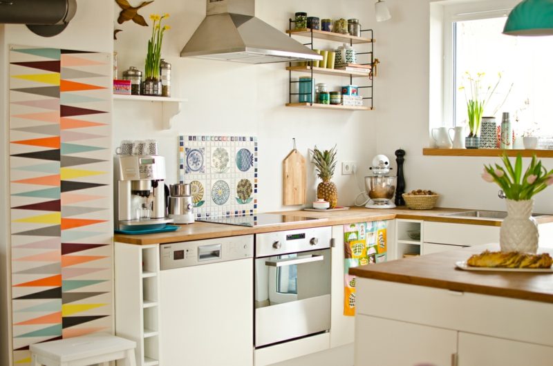 Ράφια κουζίνας απλός σχεδιασμός πρακτικά Ikea