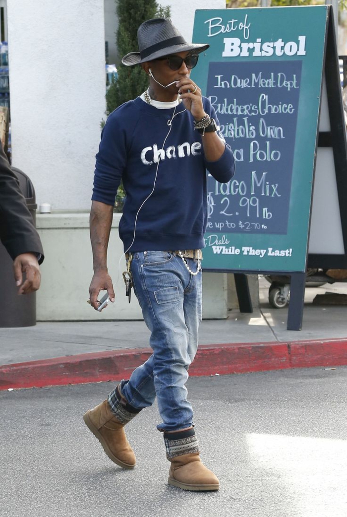 styling tips menn Pharrell Williams casual style