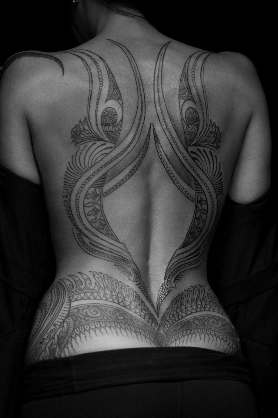 zajímavý ženský tetovací motiv
