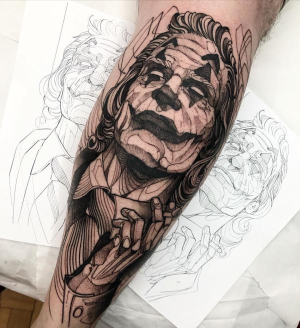 Eskizo portreto tatuiruotė