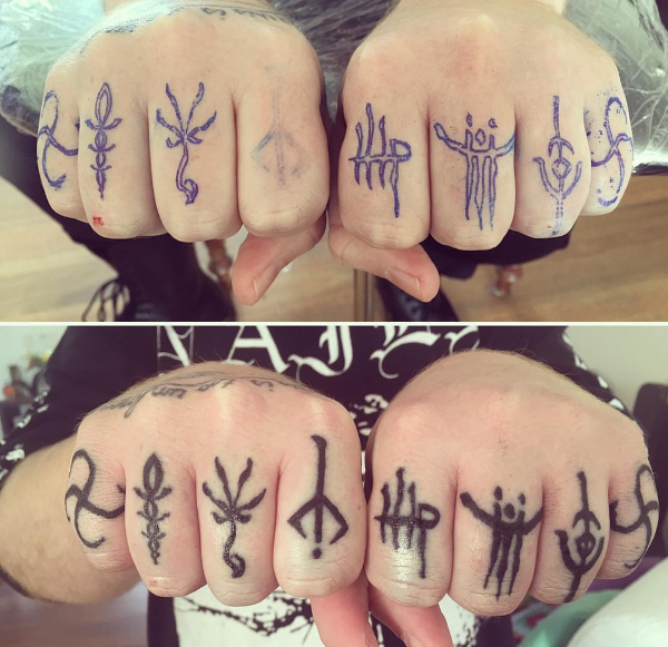 Skvělé trendy tetování prstem 2020