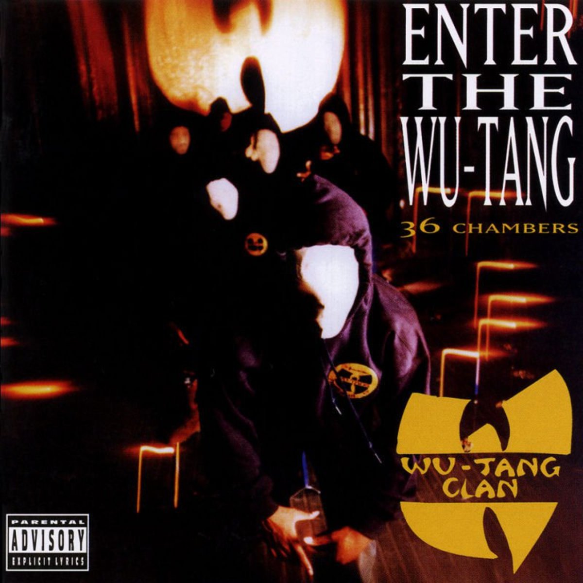 Viršelis debiutiniam Wu-Tang klano studijiniam albumui, pavadintam „Enter The Wu-Tang“ (36 kambariai). Nuotrauka: „BMG Entertainment“.