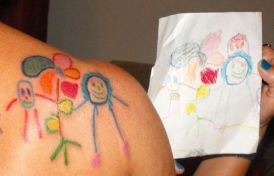 En Sevimli - Çocuk Sanat Dövmeleri - HİÇ GÖRECEKSİNİZ. Şaka değil.