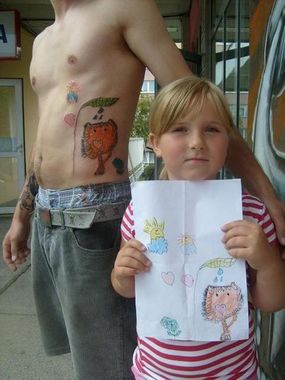 En Sevimli - Çocuk Sanat Dövmeleri - HİÇ GÖRECEKSİNİZ. Şaka değil.