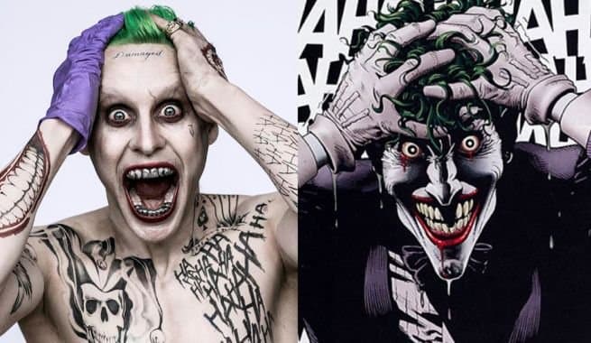 Killing Joker iš filmo vs komiksų knyga.