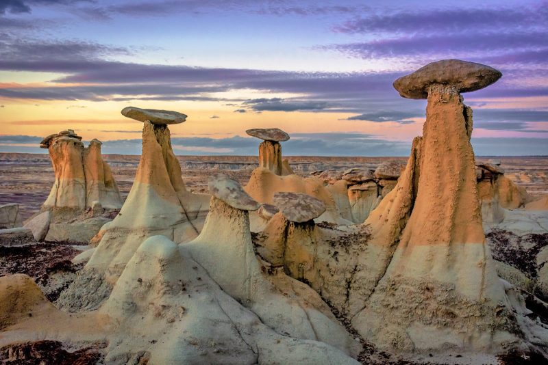 USA okružní cesta Nové Mexiko přírodní jevy