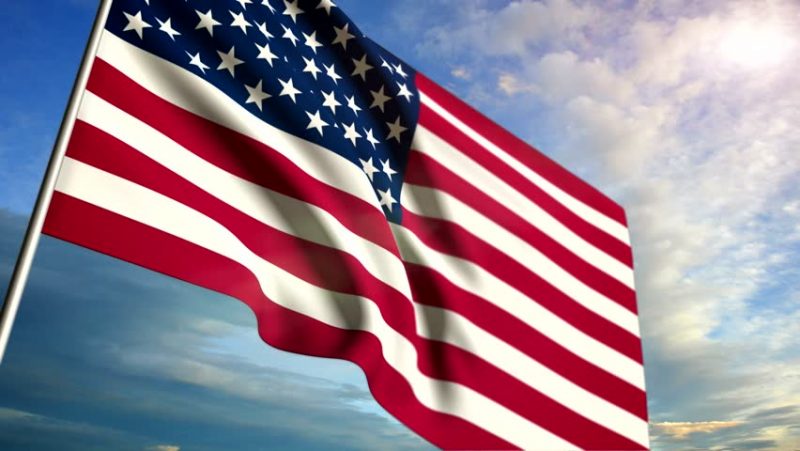 USA okružní vlajka