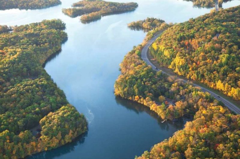 USA okružní cesta po řece Mississippi