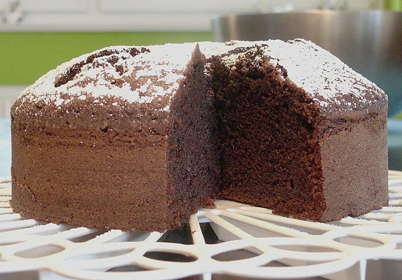 βασική συνταγή vegan κέικ με σοκολάτα