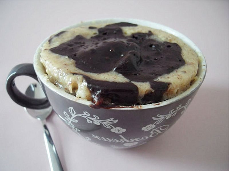 νόστιμη κούπα κέικ σοκολάτα vegan γάλα