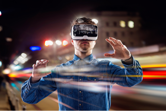 høyteknologi virtuell virkelighet