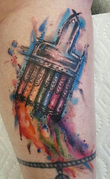 Akvarelės tatuiruotės - 125, kurios sujaudins jūsų protą