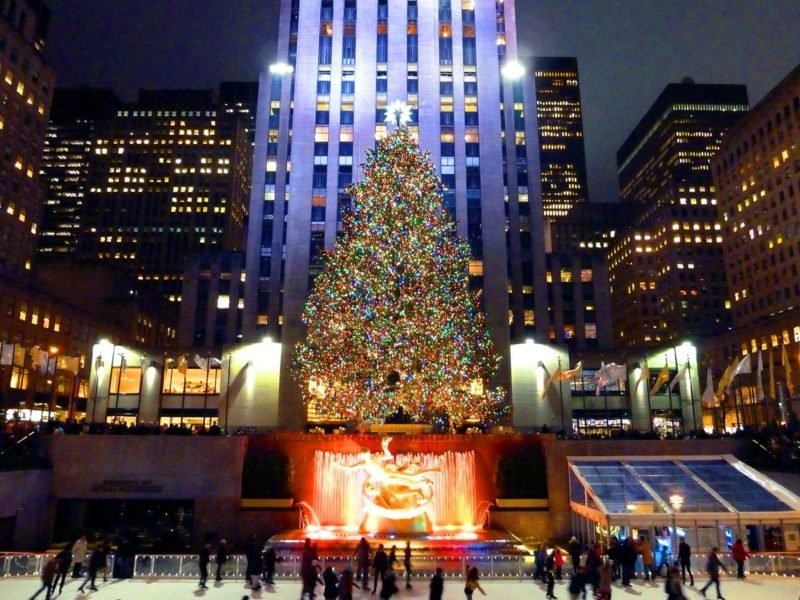 מרכז רוקפלר עץ חג המולד ניו יורק