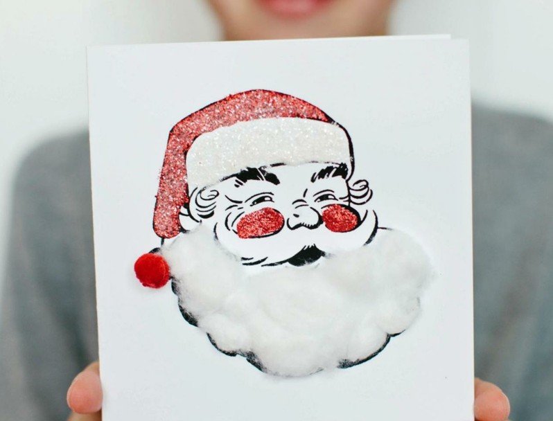 Vytvořte si vlastní vánoční přání Santa Claus