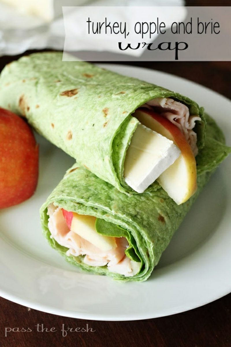 BLT Wraps kalkun eple brie oppskrift wraps tortillas lage din egen oppskrift wraps tortilla