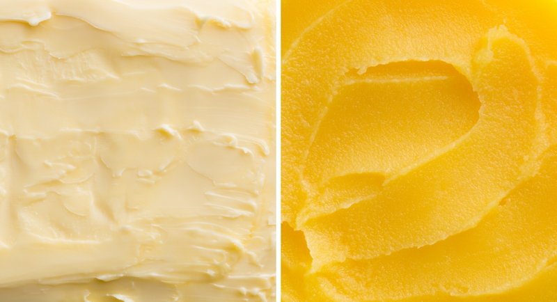 Ghee עצמך עושה את ההבדל לחמאה