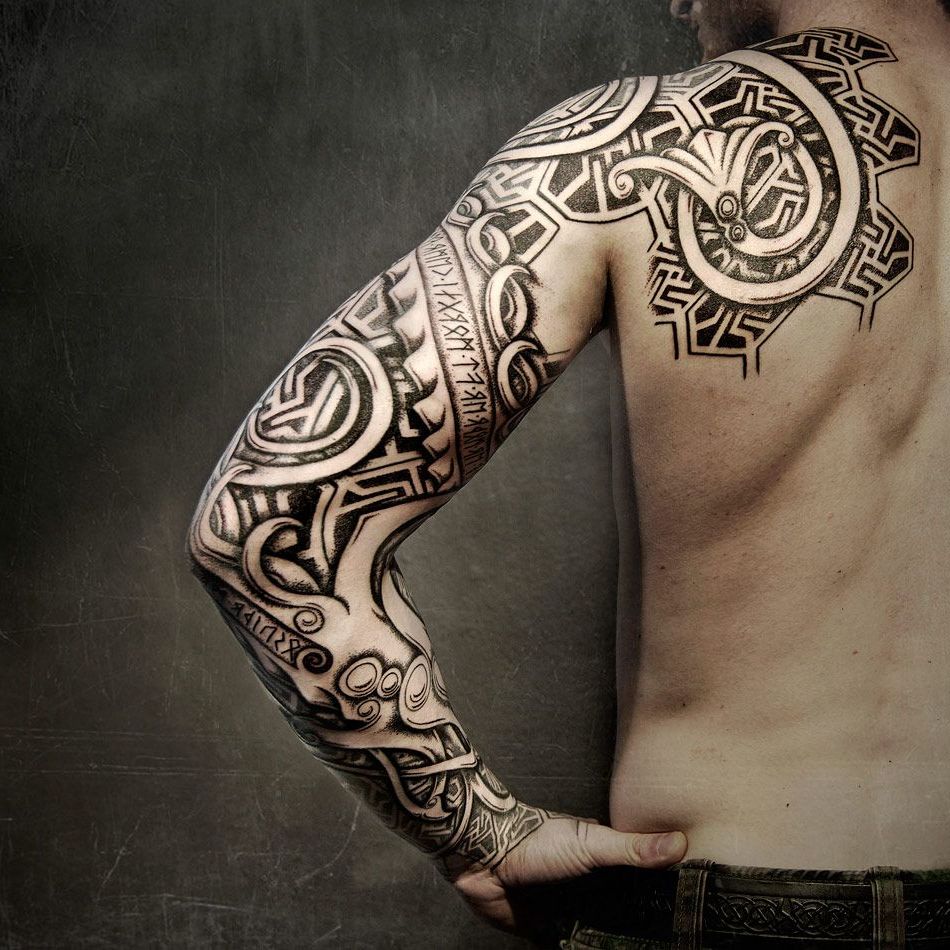 Viking tatovering tribal